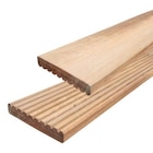 Lame de terrasse en pin marron L. 360 x l. 14 cm ép. 2,4 cm - Castorama Lame de terrasse en pin marron L. 360 x l. 14 cm ép. 2,4 cm à 8,90 € dans le catalogue Castorama