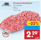 Netto Marken-Discount - Schweine Hackfleisch Angebot im Prospekt Schweine Hackfleisch bei Netto Marken-Discount im Prospekt "" für 2,29 €