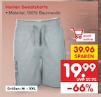 Herren Sweatshorts Angebote bei Netto Marken-Discount Norderstedt für 19,99 €