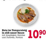 Aktuelles Ente im Tempurateig in süß-sauer Sauce Angebot bei E center in Mannheim ab 10,90 €