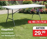 Zimmermann Bunde - Klapptisch Angebot im Prospekt Klapptisch bei Zimmermann im Bunde Prospekt für 29,99 €
