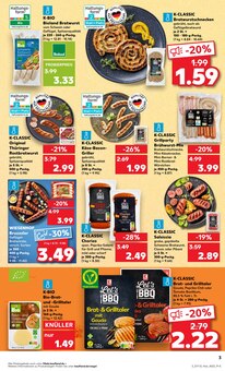 Bratwurst im Kaufland Prospekt "RICHTIG GRILLEN - RICHTIG GÜNSTIG" mit 8 Seiten (Potsdam)