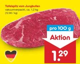 Aktuelle Rindfleisch Angebote bei Netto Marken-Discount in Freiburg (Breisgau) Aktuelles Tafelspitz vom Jungbullen Angebot bei Netto Marken-Discount in Freiburg (Breisgau) ab 1,29 €