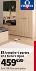 Promo Armoire 4 portes et 2 tiroirs Opus à 459,99 € dans le catalogue Conforama à Mérignac