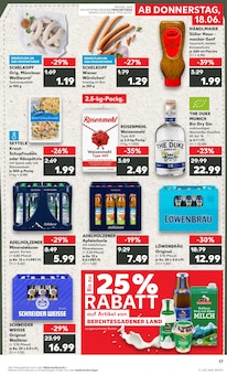 Bier im aktuellen Kaufland Prospekt (München) Bier im Kaufland Prospekt "Hier bin ich richtig" mit 56 Seiten (München)
