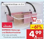 EXPRESS Heizungs- und Balkontrockner von Vileda im aktuellen Netto Marken-Discount Prospekt