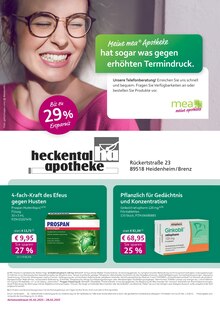 Aktueller mea - meine apotheke Prospekt "Unsere Februar-Angebote" Seite 1 von 4 Seiten für Heidenheim