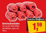 Aktuelle Rindfleisch Angebote bei Markant in Lübeck Aktuelles Beefsteakrouladen Angebot bei Markant in Lübeck ab 1,59 €