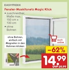 Fenster-Moskitonetz Magic Klick von EASYmaxx für 14,99 € bei Netto Marken-Discount im Angebot Fenster-Moskitonetz Magic Klick von EASYmaxx im aktuellen Netto Marken-Discount Prospekt