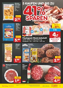Wurst im Netto Marken-Discount Prospekt "Aktuelle Angebote" mit 53 Seiten (Bottrop)