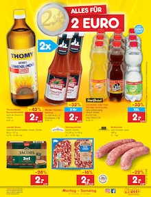 Bratwurst im Netto Marken-Discount Prospekt "Aktuelle Angebote" mit 64 Seiten (Chemnitz)