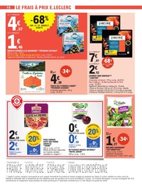 Prix et réduction Saumon Fumé dans le prospectus E.Leclerc en cours Offre Saumon Fumé dans le catalogue E.Leclerc du moment à la page 18