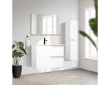 Ensemble meuble + vasque + miroir “Tolima” blanc - P. 45 x H. 60 cm. - Brico Dépôt à Lyon Ensemble meuble + vasque + miroir “Tolima” blanc - P. 45 x H. 60 cm. en promo chez Brico Dépôt Lyon à 129,00 €