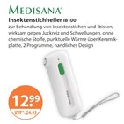 Insektenstichheiler IB100 im V-Markt Prospekt Insektenstichheiler IB100 von Medisana im aktuellen V-Markt Prospekt für 12,99 €