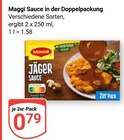 Sauce in der Doppelpackung Angebote von Maggi bei GLOBUS Hof für 0,79 €