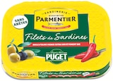 Filets de sardines - PARMENTIER en promo chez Colruyt Besançon à 1,56 €
