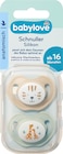 Schnuller Silikon anatomisch, beige/mint, Gr. 3, ab 16 Monaten von babylove für 2,45 € bei dm-drogerie markt im Angebot Schnuller Silikon anatomisch, beige/mint, Gr. 3, ab 16 Monaten von babylove im aktuellen dm-drogerie markt Prospekt
