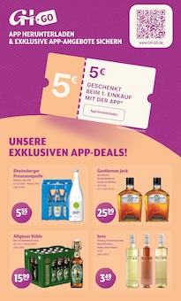 Jack Daniels im Getränke Hoffmann Prospekt "Aktuelle Angebote" mit 12 Seiten (Cottbus)