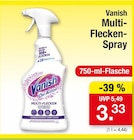 Multi-Flecken-Spray von Vanish für 3,33 € bei Zimmermann im Angebot Multi-Flecken-Spray von Vanish im aktuellen Zimmermann Prospekt