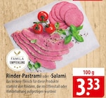 Rinder-Pastrami oder -Salami Angebote bei famila Nordost Celle für 3,33 €