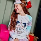 Ensemble pyjama effet polaire multicolore fille dans le catalogue La Halle