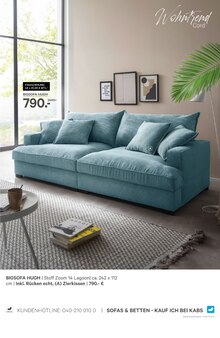 Sofa im Kabs Prospekt "GROSSE TAUSCHAKTION" mit 56 Seiten (Osnabrück)