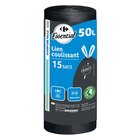 15 sacs poubelle 50L à lien coulissant - CARREFOUR - Carrefour Market à Reims 15 sacs poubelle 50L à lien coulissant - CARREFOUR en promo chez Carrefour Market Reims à 2,99 €