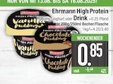 Aktuelles High Protein Vanilla Pudding Angebot bei E center in Regensburg ab 0,85 €
