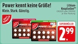 Lithium-Knopfzellen CR2025 im EDEKA Prospekt Lithium-Knopfzellen CR2025 von GUT&GÜNSTIG im aktuellen EDEKA Prospekt für 2,99 €