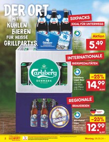 Bier im Netto Marken-Discount Prospekt "Aktuelle Angebote" mit 55 Seiten (Memmingen)
