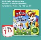 Miniwürstchen im Angebot bei GLOBUS in Rostock Miniwürstchen Angebote von Ferdi Fuchs bei GLOBUS Rostock für 1,19 €