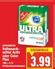 Aktuelles Vollwaschmittel Activ oder Color Plus Angebot bei E center in Berlin ab 3,99 €