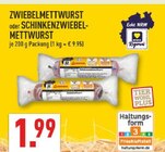 Aktuelle Mettwurst Angebote bei Marktkauf in Essen Aktuelles Zwiebelmettwurst Angebot bei Marktkauf in Essen ab 1,99 €