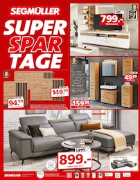 Anbauwand im Segmüller Prospekt "Super Spartage" auf Seite 2