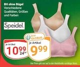 BH ohne Bügel im Angebot bei GLOBUS in Neuwied BH ohne Bügel Angebote von Speidel bei GLOBUS Neuwied für 9,99 €