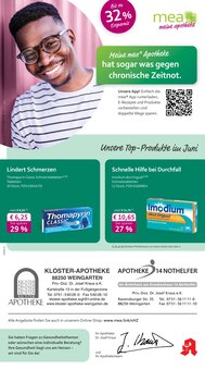 Aktueller mea - meine apotheke Prospekt für Weingarten und Ungebung, Seiten zum blättern mea - meine apotheke Prospekt Unsere Juni-Angebote mit Seiten in Weingarten und Umgebung