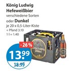 Hefeweißbier im Angebot bei V-Markt in Augsburg Hefeweißbier Angebote von König Ludwig bei V-Markt Augsburg für 13,99 €