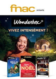 Prospectus Fnac à Sainte-Geneviève-des-Bois, "fnac présente Wonderbox", 1 page de promos valables du 13/11/2025 au 31/12/2025
