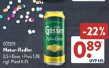 Aktuelles Natur-Radler Angebot bei ALDI SÜD in Leverkusen ab 0,89 €