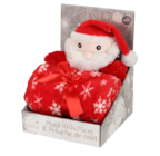 Peluche + Plaid - Pochette D'Etoiles en promo à 6,99 € chez Stokomani Peluche + Plaid - Pochette D'Etoiles dans le catalogue Stokomani