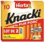 KNACKI ORIGINAL - HERTA en promo chez Super U KNACKI ORIGINAL - HERTA dans le catalogue Super U