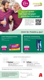 mea - meine apotheke Prospekt für München: "Unsere April-Angebote", 4 Seiten, 01.04.2026 - 30.04.2026