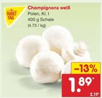 Champignons weiß von MARKT TAG für 1,89 € bei Netto Marken-Discount im Angebot Champignons weiß von MARKT TAG im aktuellen Netto Marken-Discount Prospekt