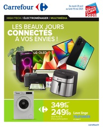 Catalogue Supermarchés Carrefour en cours à Tremblay-en-France et alentours, LES BEAUX JOURS CONNECTÉS À VOS ENVIES !, 12 pages, 29/04/2025 - 19/05/2025