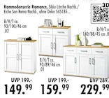 SB Möbel Boss Wittlich - Kommodenserie Romance Angebot im Prospekt Kommodenserie Romance bei SB Möbel Boss im Wittlich Prospekt für 149,99 €