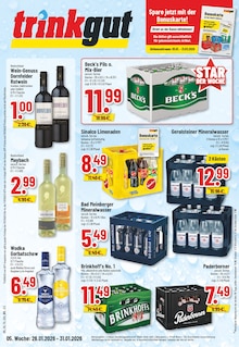 Vodka im Trinkgut Prospekt "Aktuelle Angebote" mit 10 Seiten (Hamm)