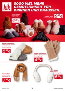 Schuhe im KiK Prospekt "SOOO VIEL MEHR WINTER-WOW" mit 32 Seiten (Offenbach (Main))