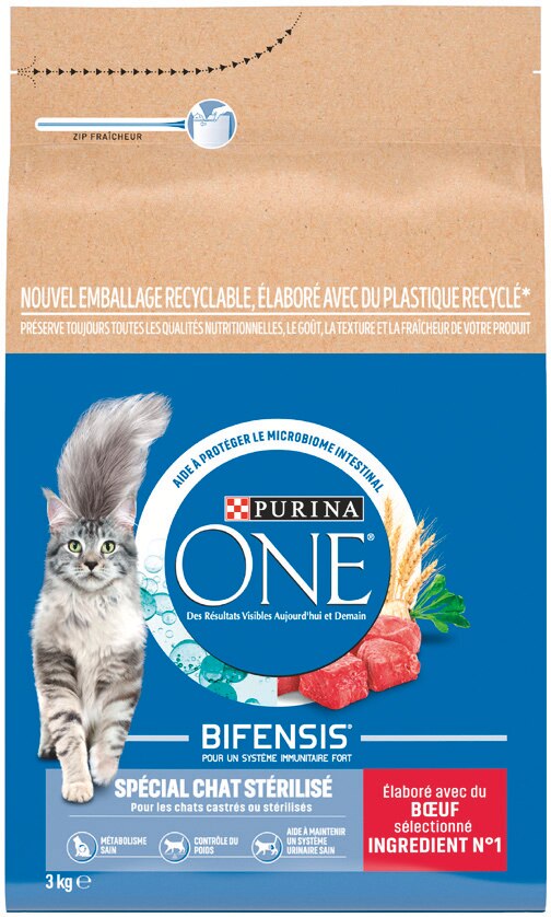 PURINA ONE Croquettes spécial chat stérilisé