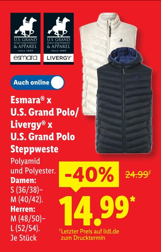 U.S. Grand Polo Steppweste