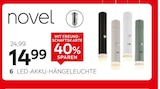Akku im XXXLutz Prospekt LED-Akku-Hängeleuchte „Nowa“ von Novel im aktuellen XXXLutz Prospekt für 14,99 €
